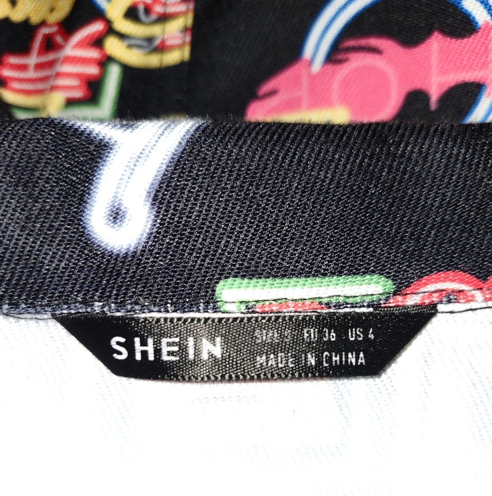 SHEIN | Asian Cuisine Print Jacket - Picture 4 of 5